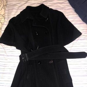 Burberry Double breasted wool cape